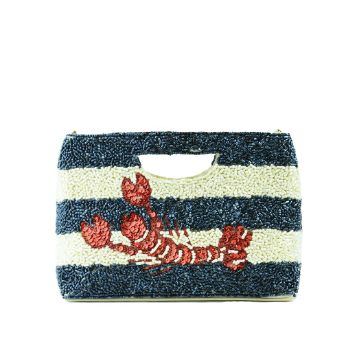 Paillette Homard Beads Hand Bag